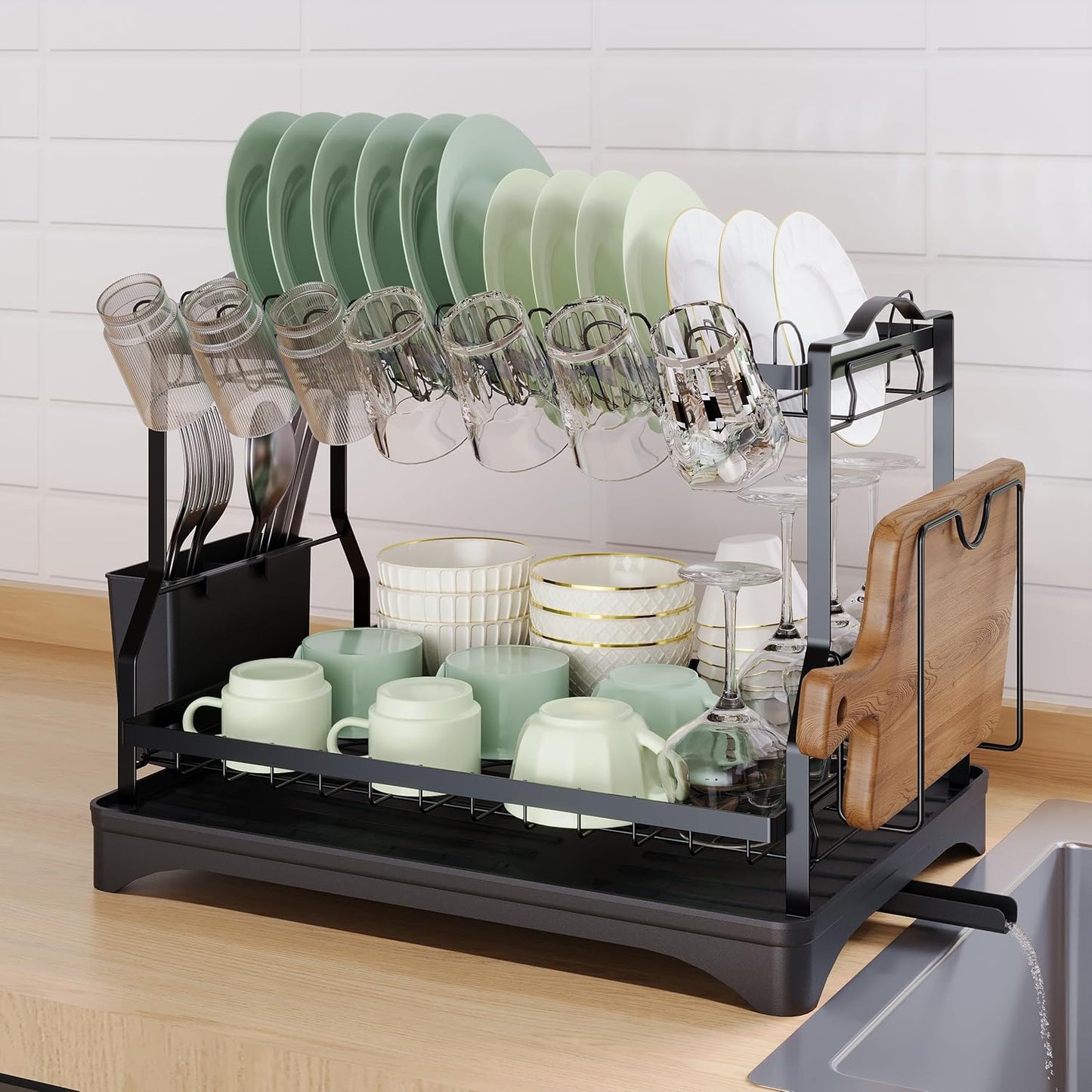 Escurridor Rack De Platos Premium